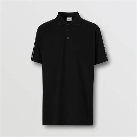 burberry logo tape polo shirt|BURBERRY Logo.